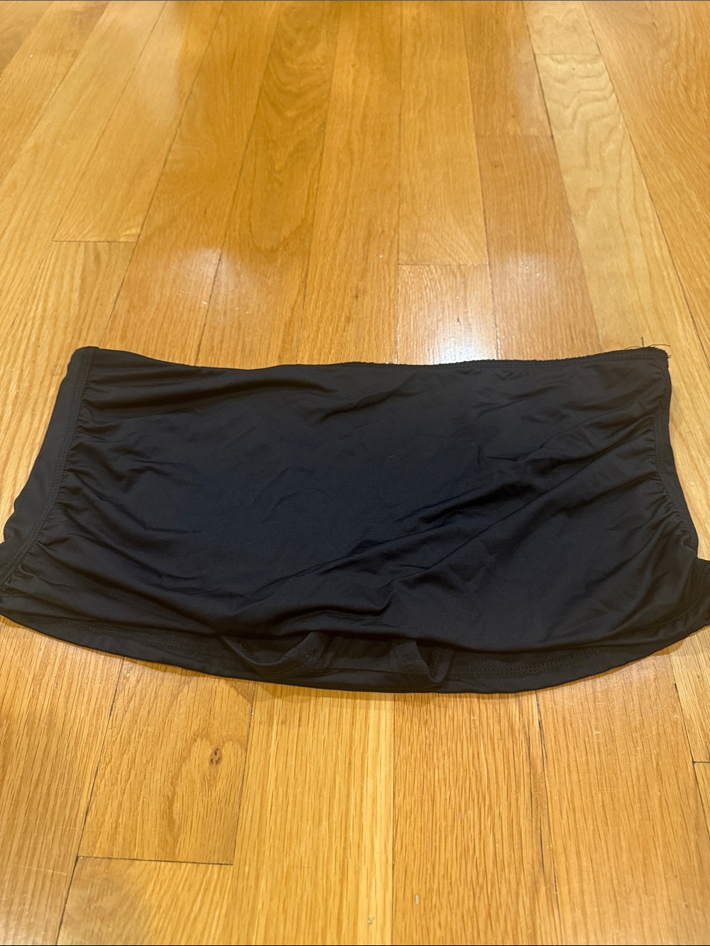 Mossimo supply co black swim skirt size large .